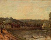 卡米耶 毕沙罗 : The Banks of the Seine at Bougival